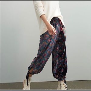 Anthropologie Percy Velvey Harem pants
